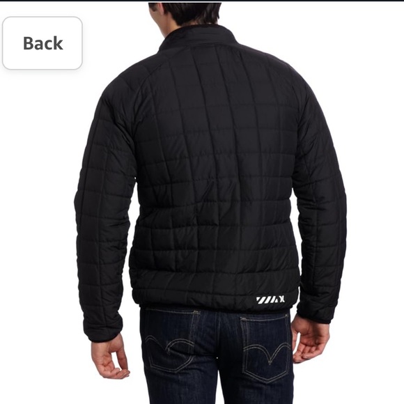 ORANGE Hurley Men’s Outer Edge Down Jacket Size Large, down jacket, puff coat - Picture 3 of 8